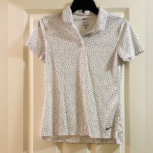 Nike Women's Golf Shirt with Black Dots